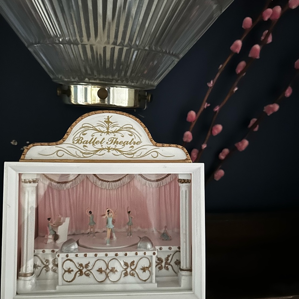 Elegant Pink Ballet Theatre Home Accent